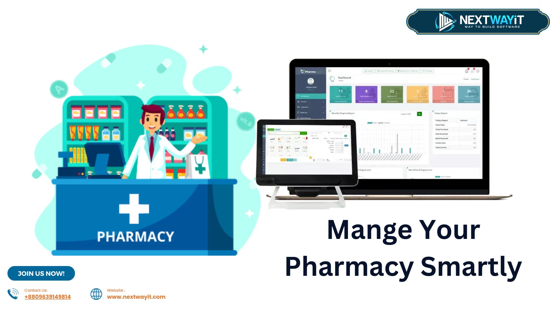 pharmacy management software solutions in bangladesh